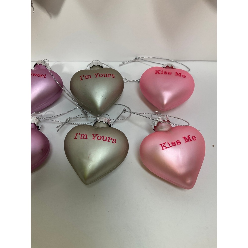 Heart Ornaments, Blown glass by Lillian Vernon - Picture 11 of 12